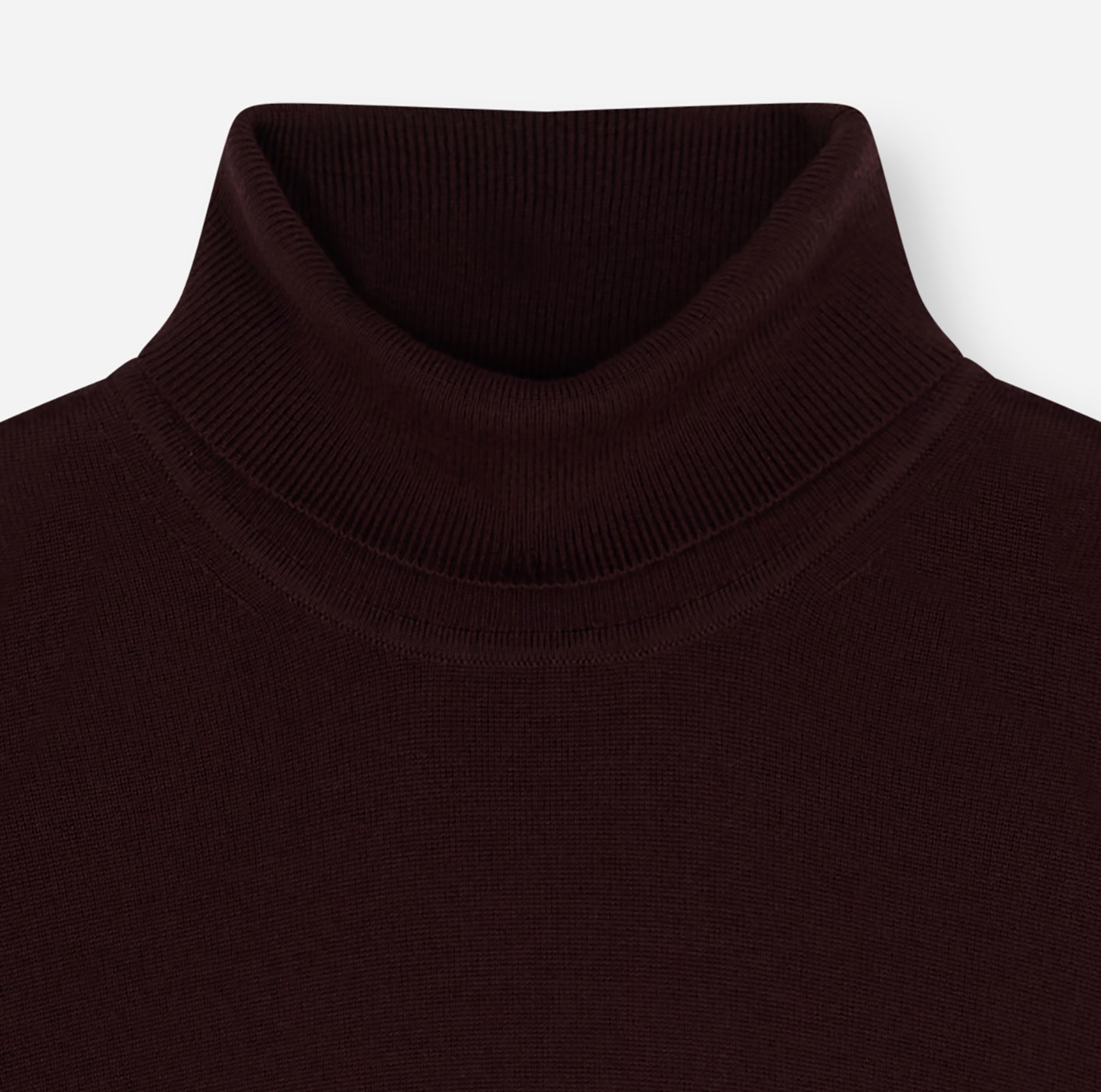 Pullover Herren Bordeaux – OLYMP Casual Strick Modern Fit, Detailansicht