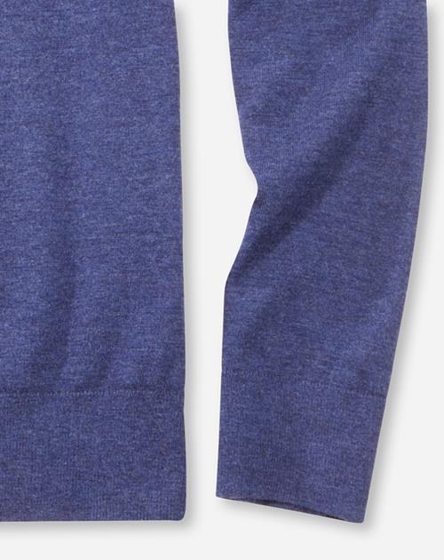 Pullover Herren Royal – OLYMP Casual Strick Regular Fit, Detailansicht