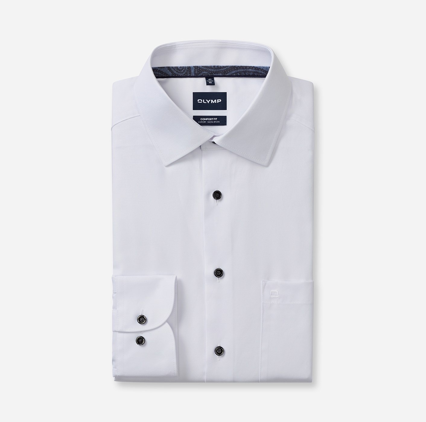 Hemd Herren Rauchblau – OLYMP Luxor Comfort Fit