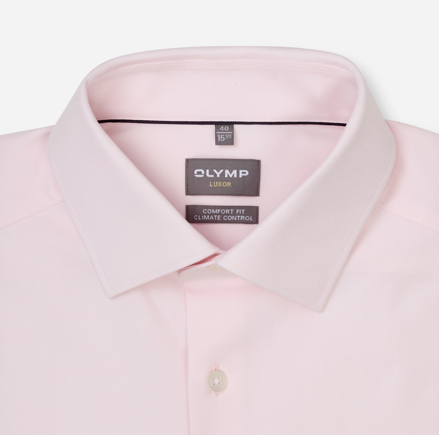 Hemd Herren Rosé – OLYMP Luxor 24/Seven Comfort Fit, Detailansicht