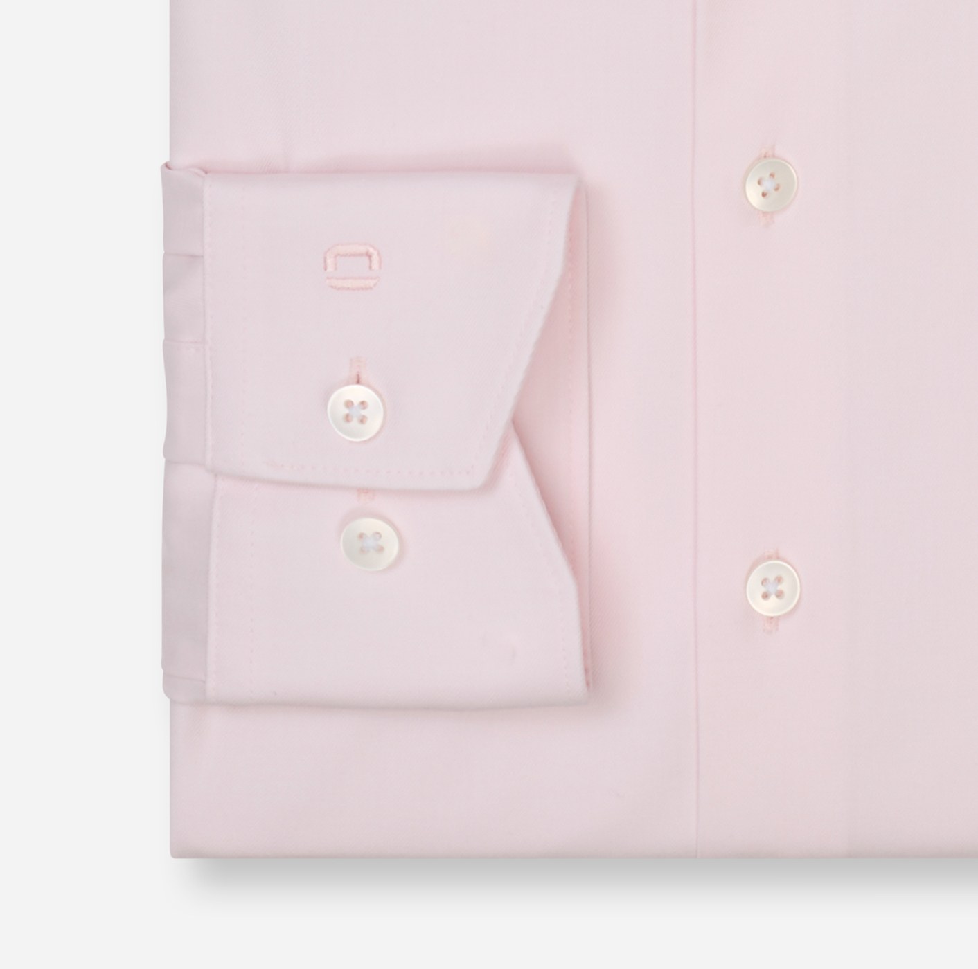 Hemd Herren Rosé – OLYMP Luxor 24/Seven Comfort Fit, Detailansicht