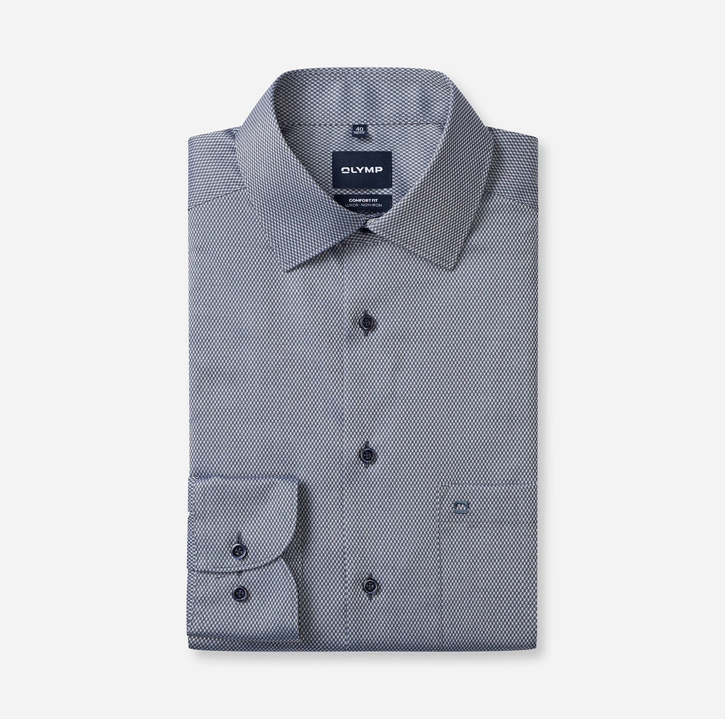 Hemd Herren Marine – OLYMP Luxor Comfort Fit