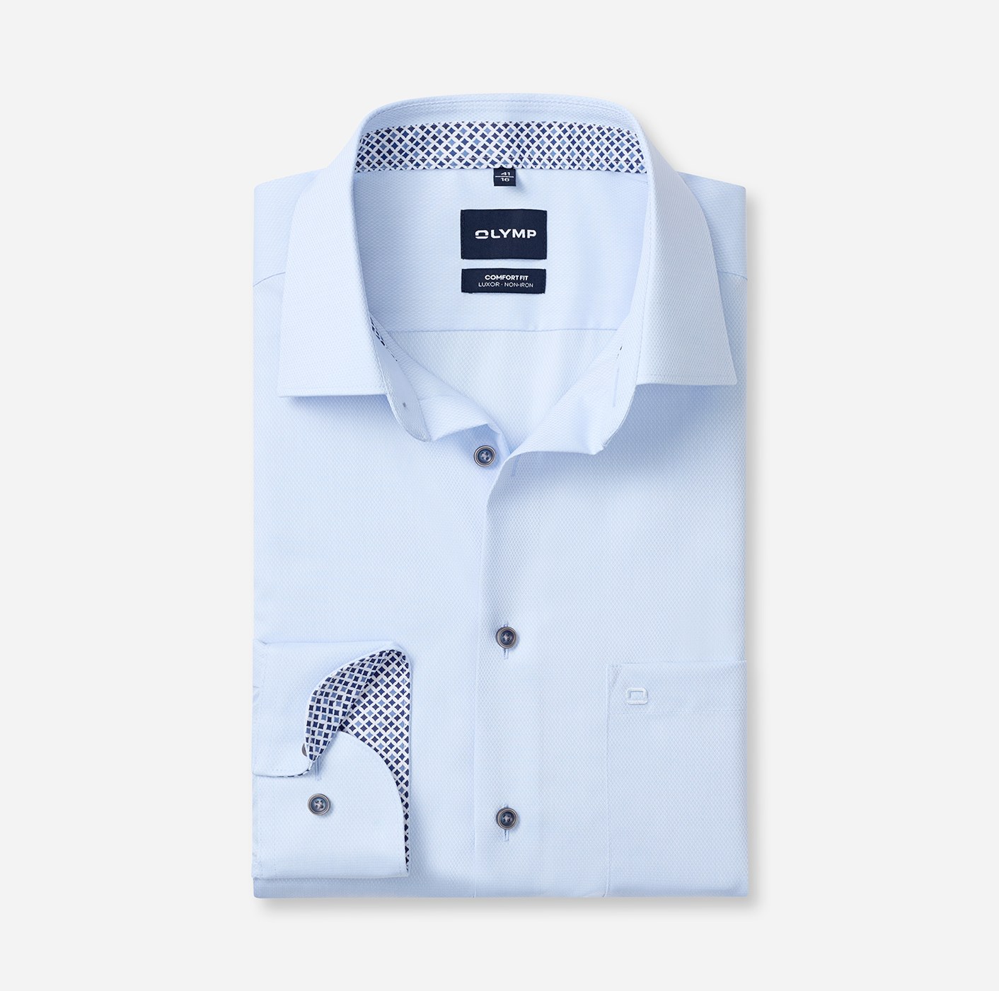 Hemd Herren Bleu – OLYMP Luxor Comfort Fit