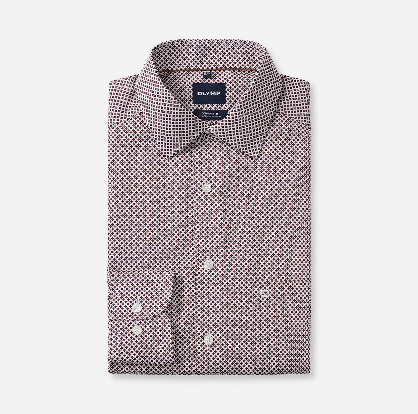 Hemd Herren Bordeaux – OLYMP Luxor Comfort Fit