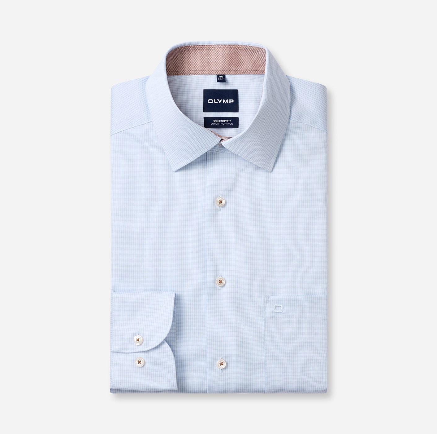 Hemd Herren Bleu – OLYMP Luxor Comfort Fit