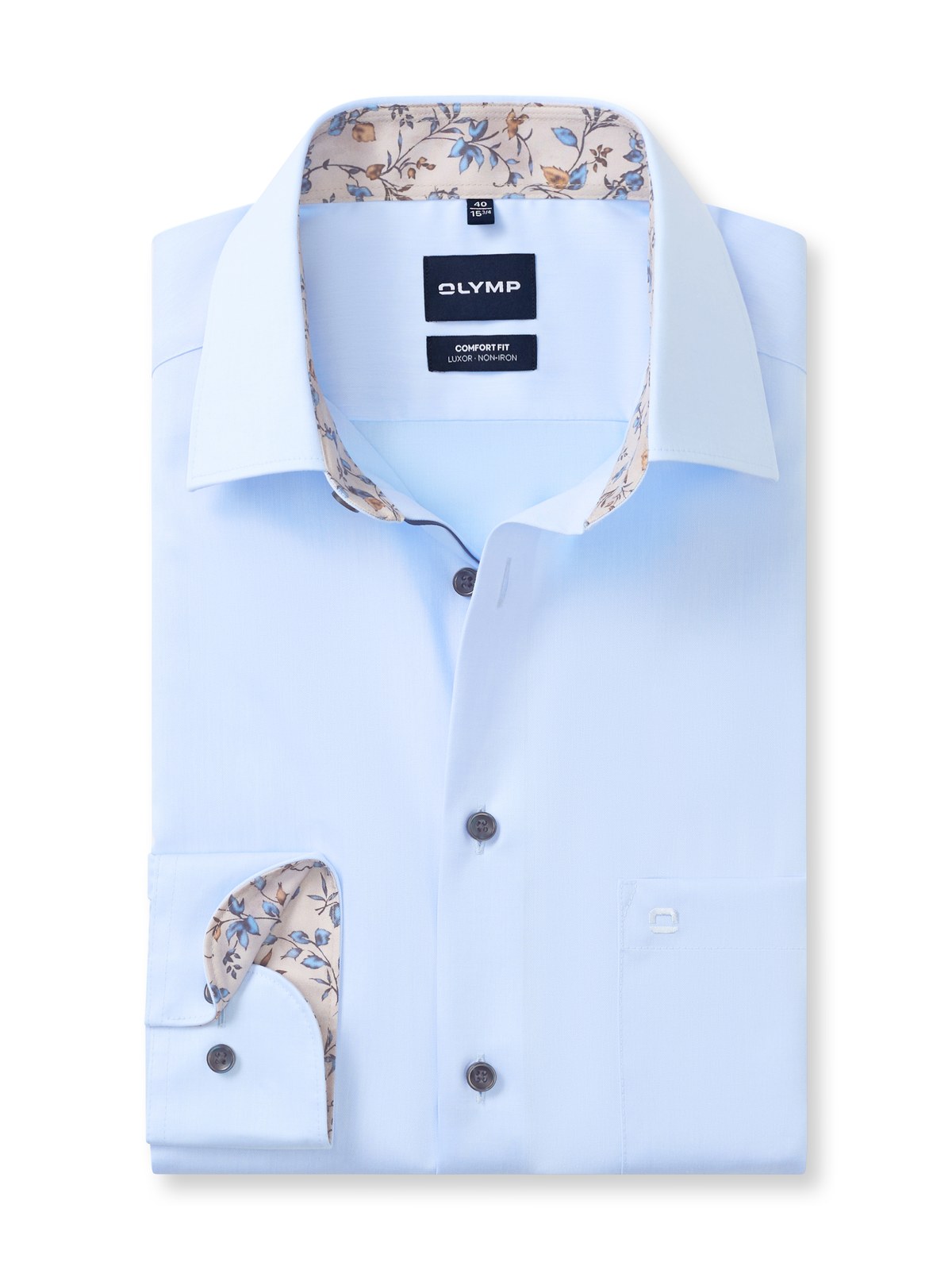 Hemd Herren Sky – OLYMP Luxor Comfort Fit, Detailansicht