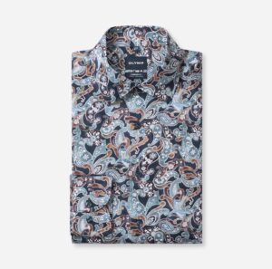 Hemd Herren Marine – OLYMP Luxor Comfort Fit Extra langer Arm