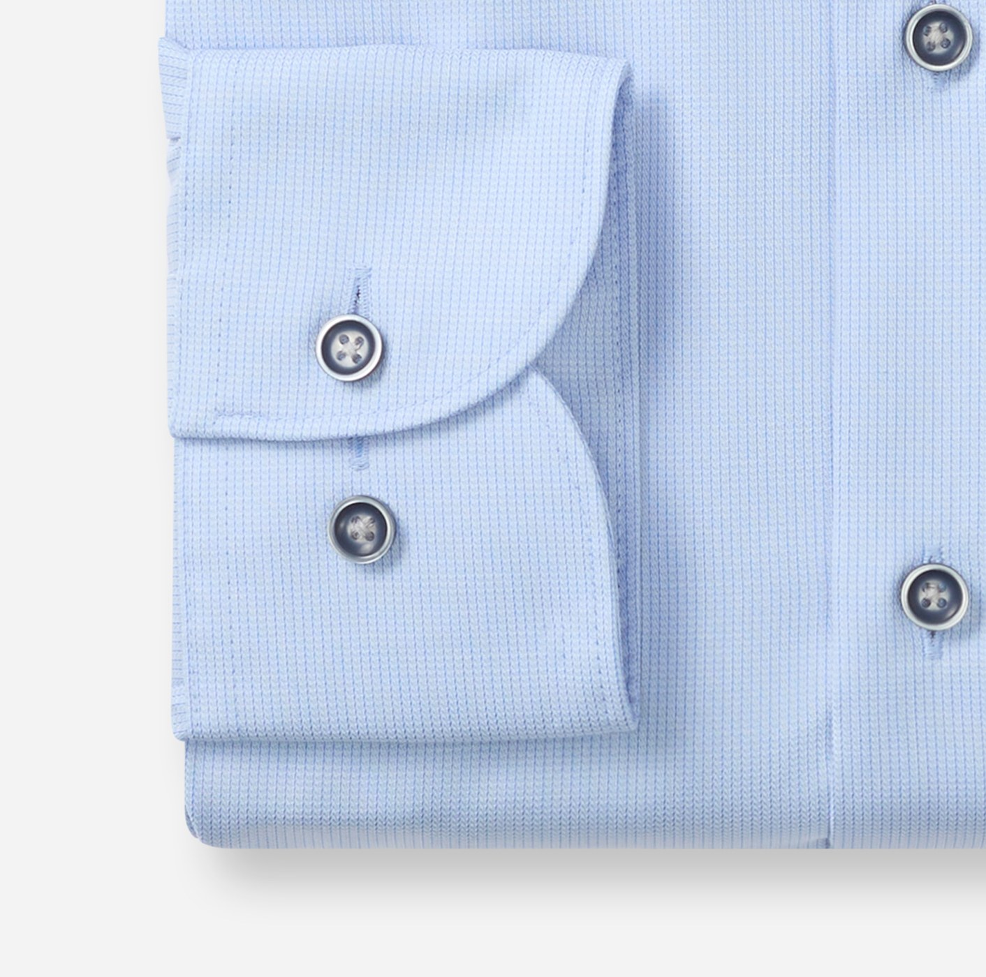 Hemd Herren Bleu – OLYMP Luxor Comfort Fit, Detailansicht