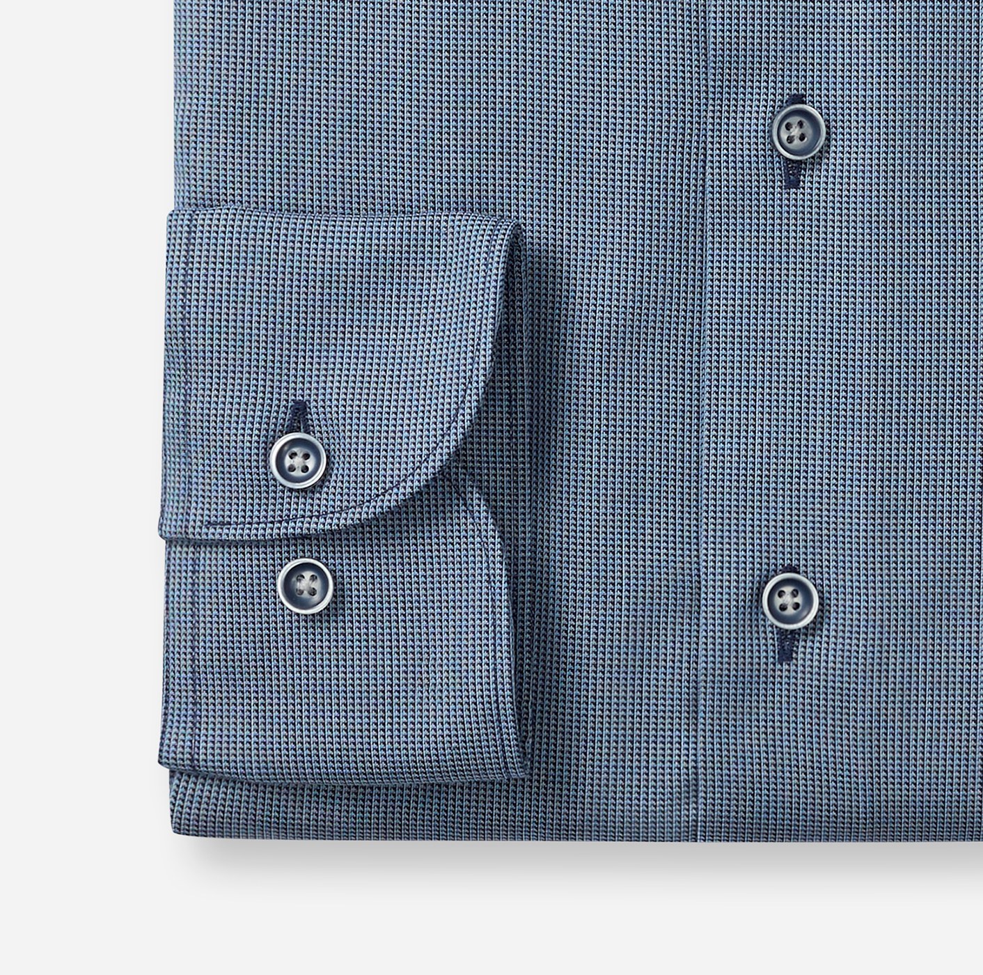 Hemd Herren Marine – OLYMP Luxor Comfort Fit, Detailansicht