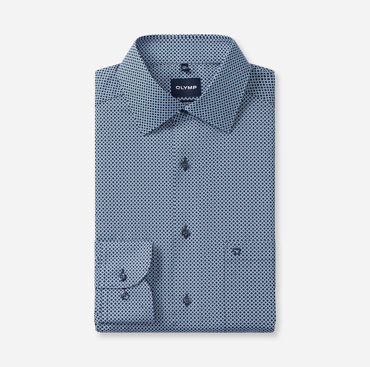 Hemd Herren Marine – OLYMP Luxor Comfort Fit