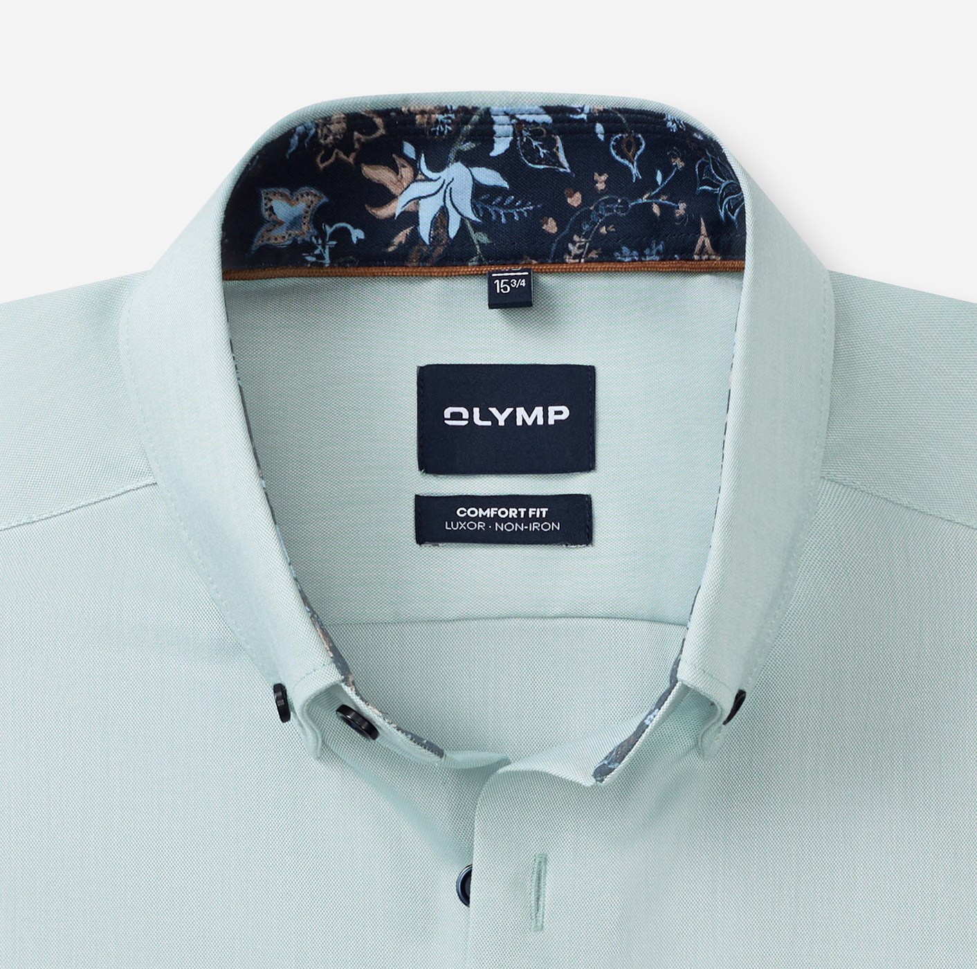 Hemd Herren Grün – OLYMP Luxor Comfort Fit, Detailansicht