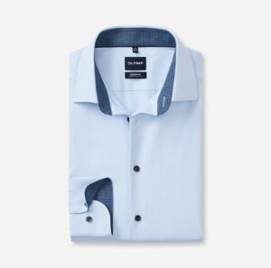 Hemd Herren Bleu – OLYMP Luxor 24/Seven Comfort Fit