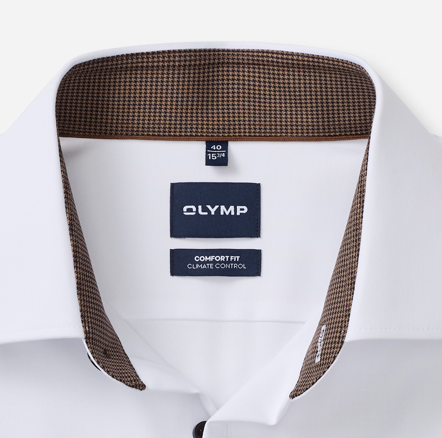 Hemd Herren Weiß – OLYMP Luxor 24/Seven Comfort Fit, Detailansicht
