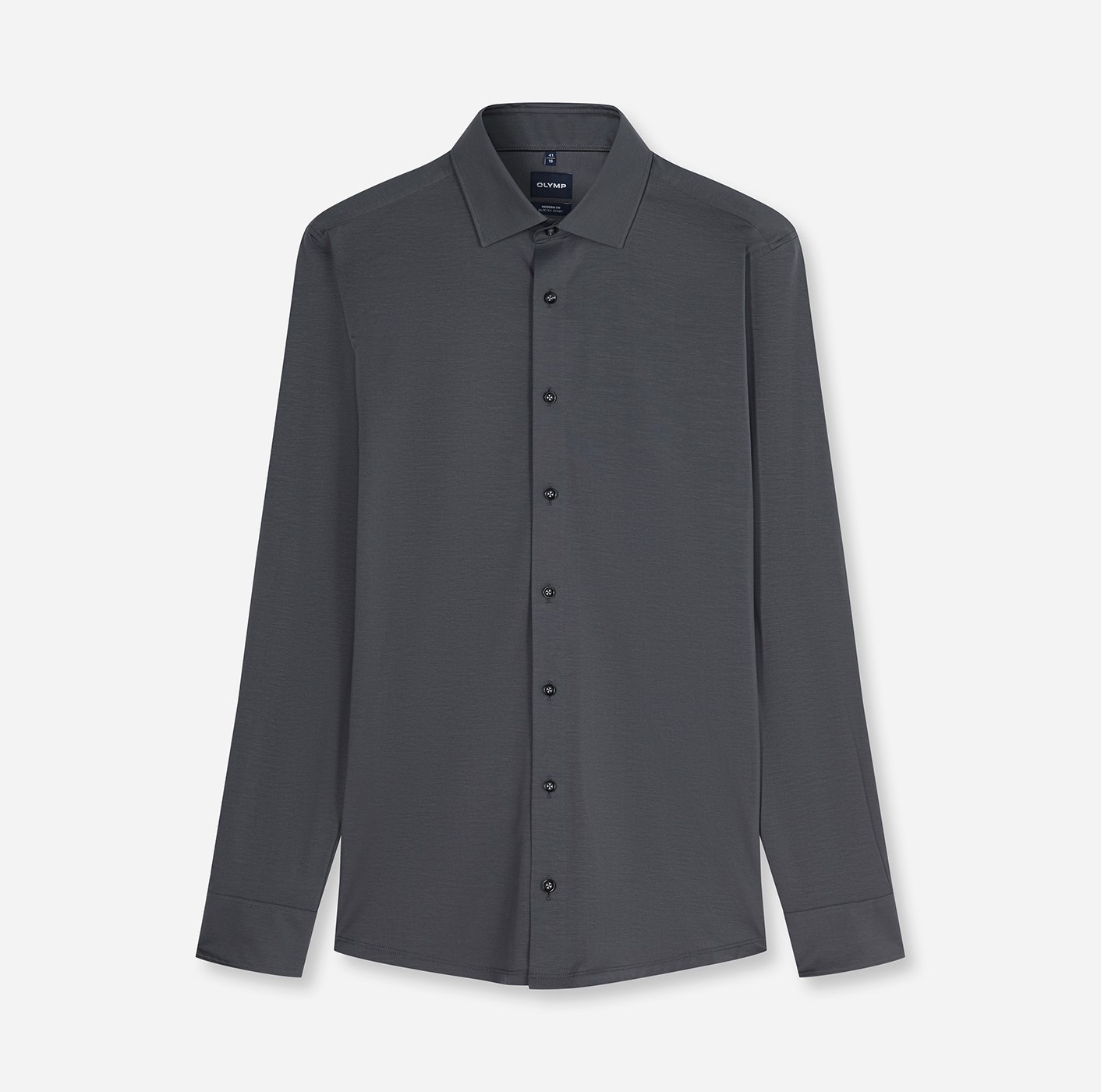 Hemd Herren Graphit – OLYMP Luxor 24/Seven Modern Fit