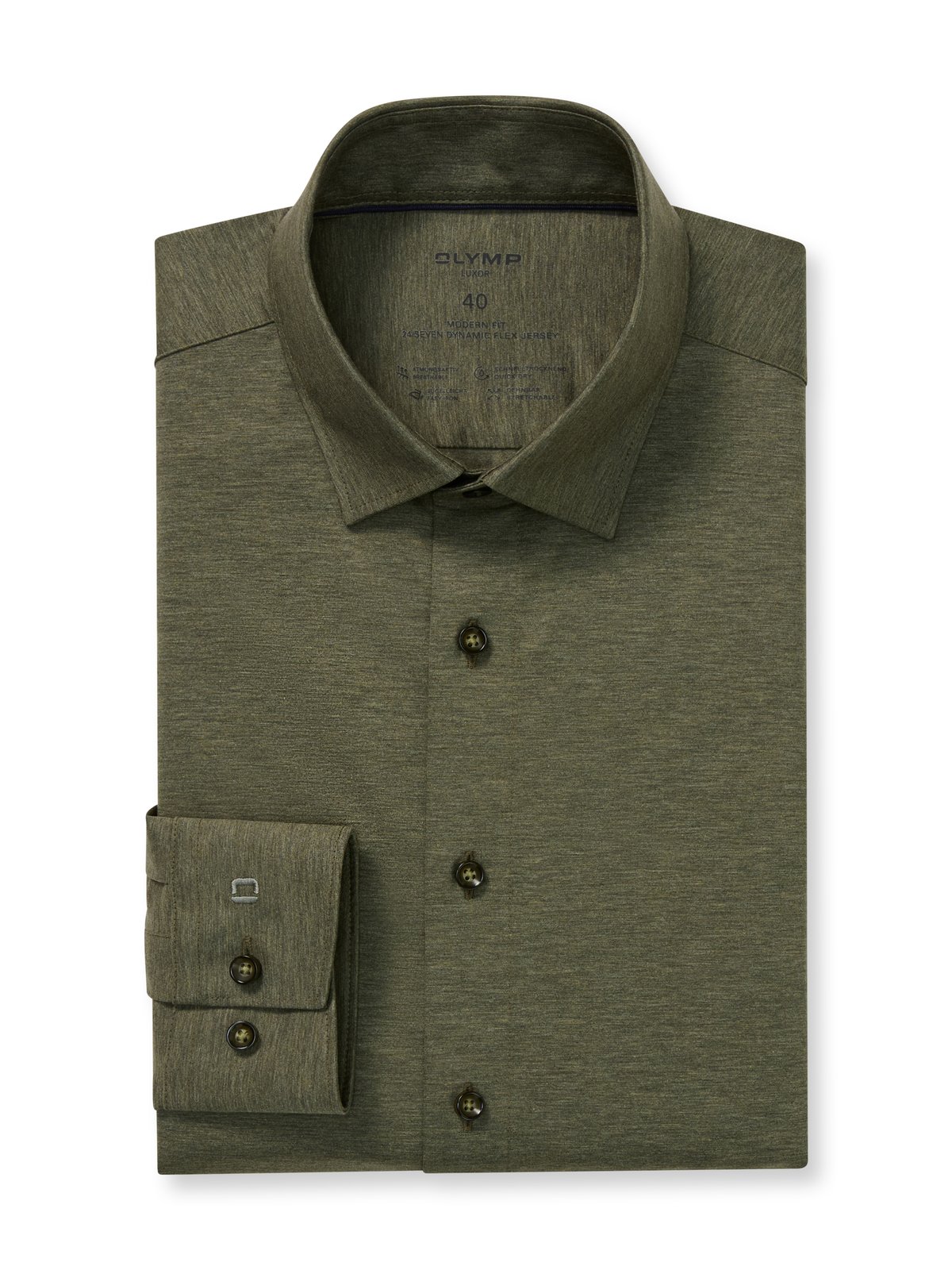 Hemd Herren Grün – OLYMP Luxor 24/Seven Modern Fit