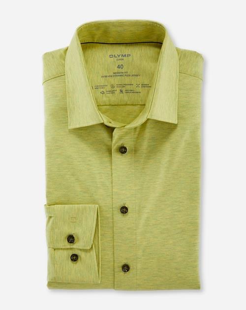 Hemd Herren Hellgrün – OLYMP Luxor 24/Seven Modern Fit, Detailansicht