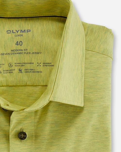 Hemd Herren Hellgrün – OLYMP Luxor 24/Seven Modern Fit, Detailansicht
