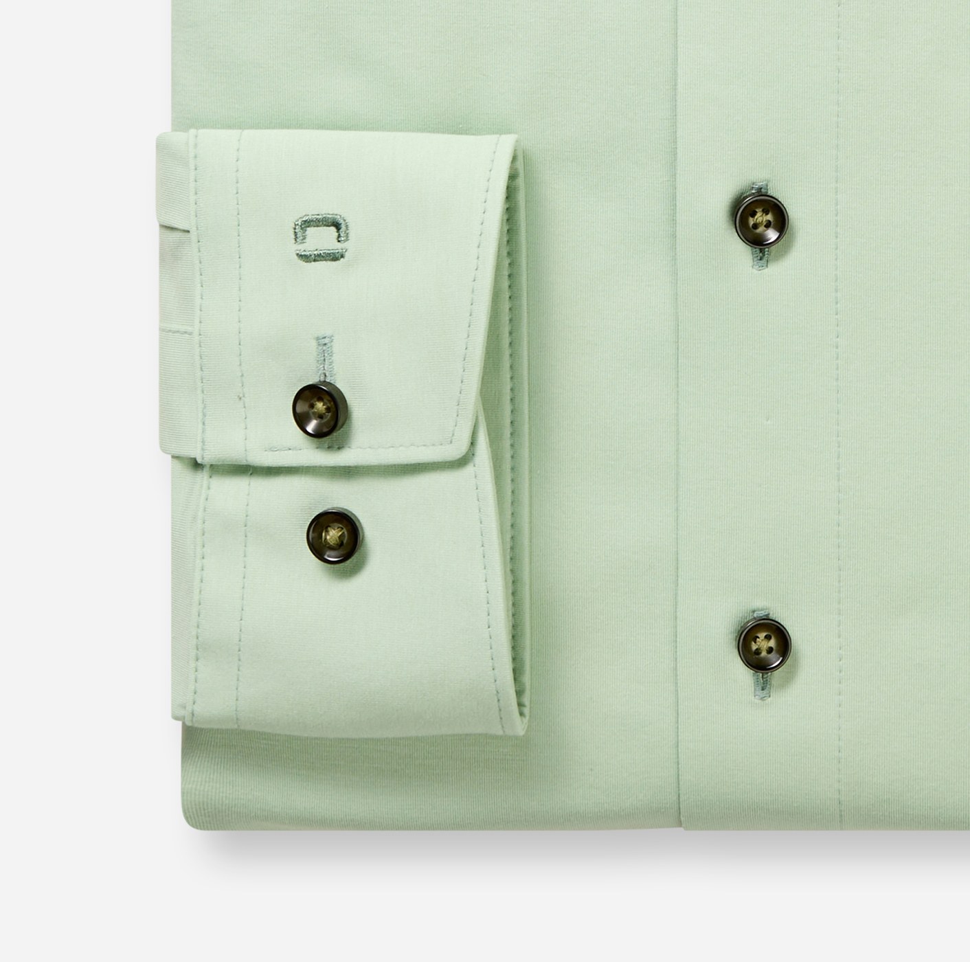 Hemd Herren Hellgrün – OLYMP Luxor 24/Seven Modern Fit, Detailansicht
