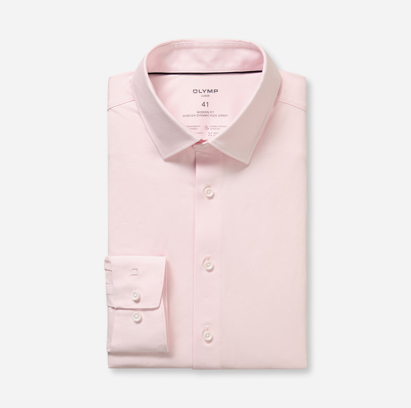 Hemd Herren Hellrosé – OLYMP Luxor 24/Seven Modern Fit