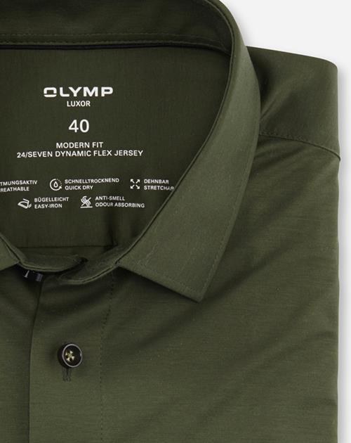 Hemd Herren Kitt – OLYMP Luxor 24/Seven Modern Fit, Detailansicht