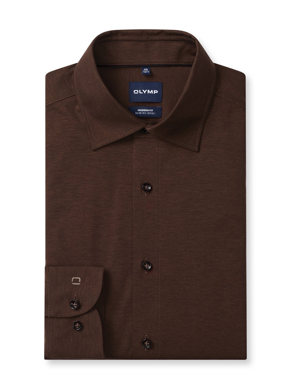 Hemd Herren Nougat – OLYMP Luxor 24/Seven Modern Fit