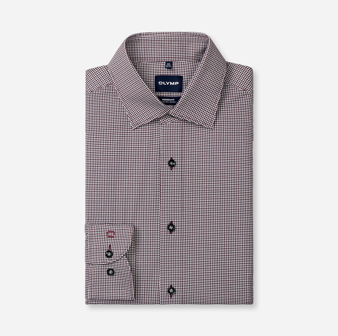 Hemd Herren Bordeaux – OLYMP Luxor 24/Seven Modern Fit