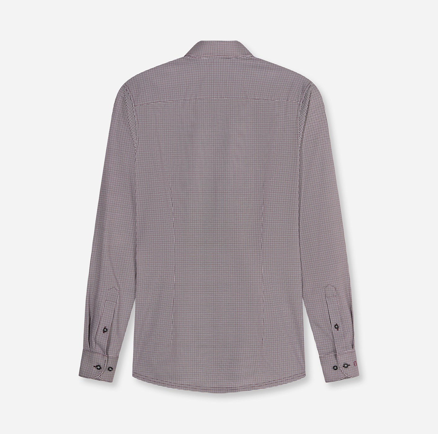Hemd Herren Bordeaux – OLYMP Luxor 24/Seven Modern Fit, Detailansicht