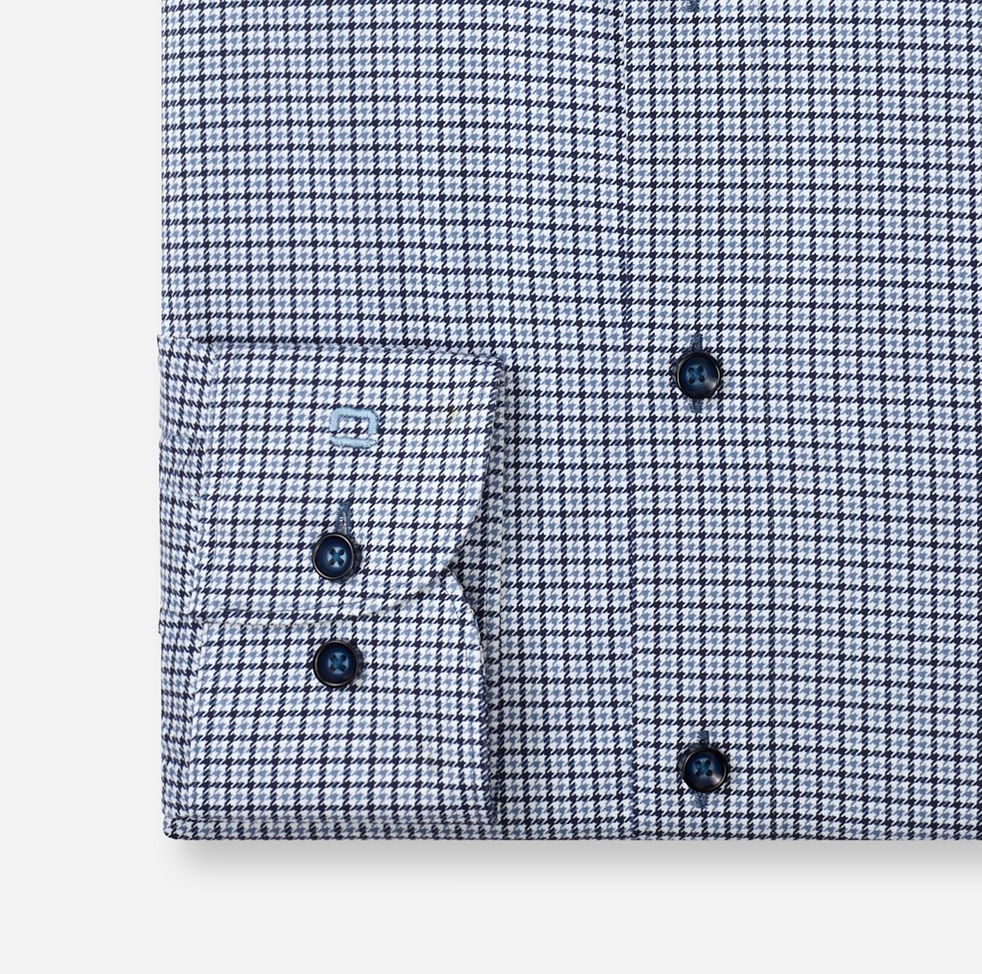 Hemd Herren Marine – OLYMP Luxor 24/Seven Modern Fit, Detailansicht