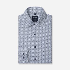 Hemd Herren Bleu – OLYMP Luxor 24/Seven Modern Fit
