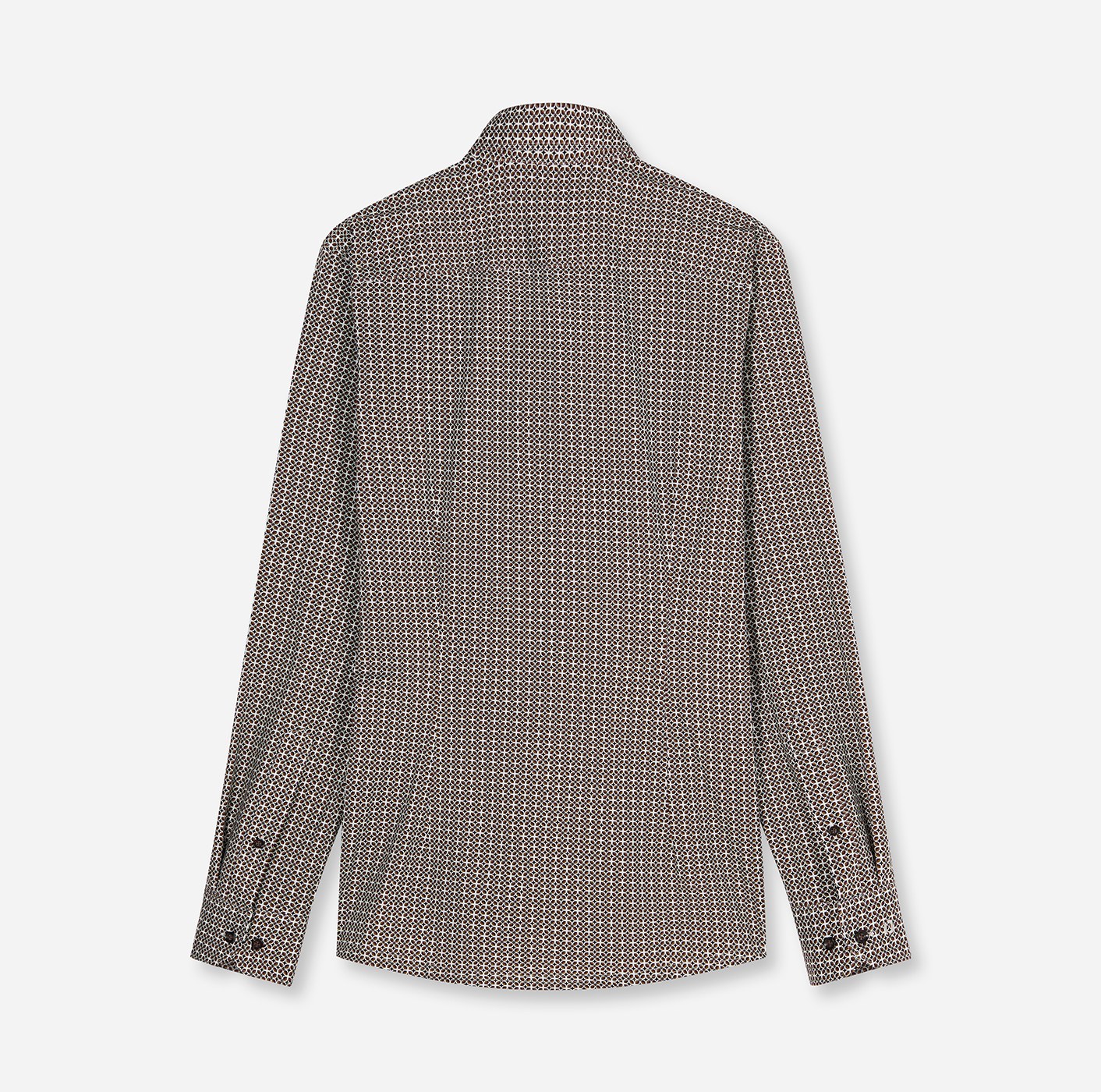 Hemd Herren Braun – OLYMP Luxor 24/Seven Modern Fit, Detailansicht
