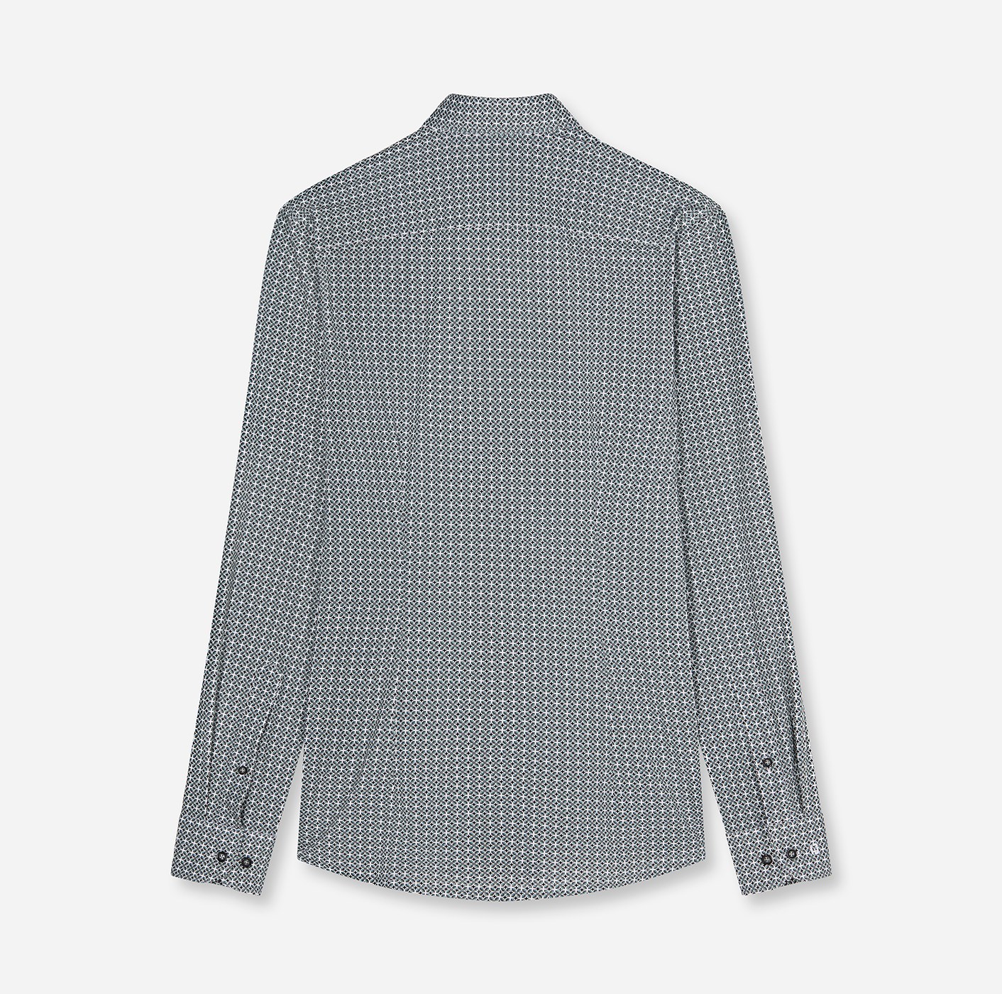 Hemd Herren Grau-grün – OLYMP Luxor 24/Seven Modern Fit, Detailansicht