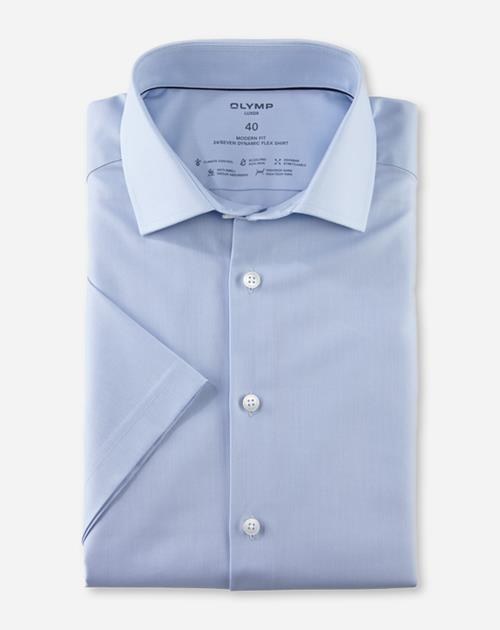 Hemd Herren Bleu – OLYMP Luxor 24/Seven Modern Fit, Detailansicht