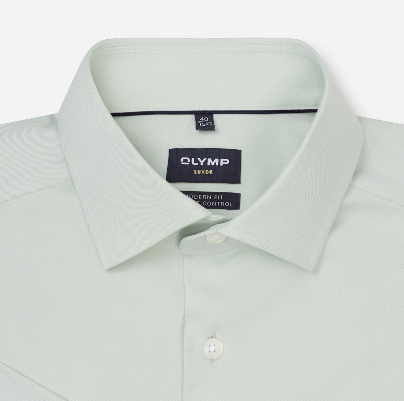 Hemd Herren Limone – OLYMP Luxor 24/Seven Modern Fit, Detailansicht