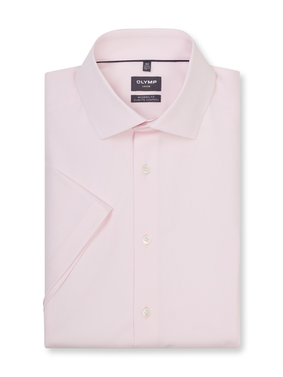 Hemd Herren Rosé – OLYMP Luxor 24/Seven Modern Fit, Detailansicht