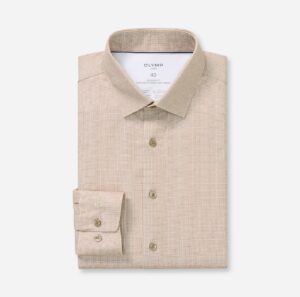 Hemd Herren Nougat – OLYMP Luxor 24/Seven Modern Fit