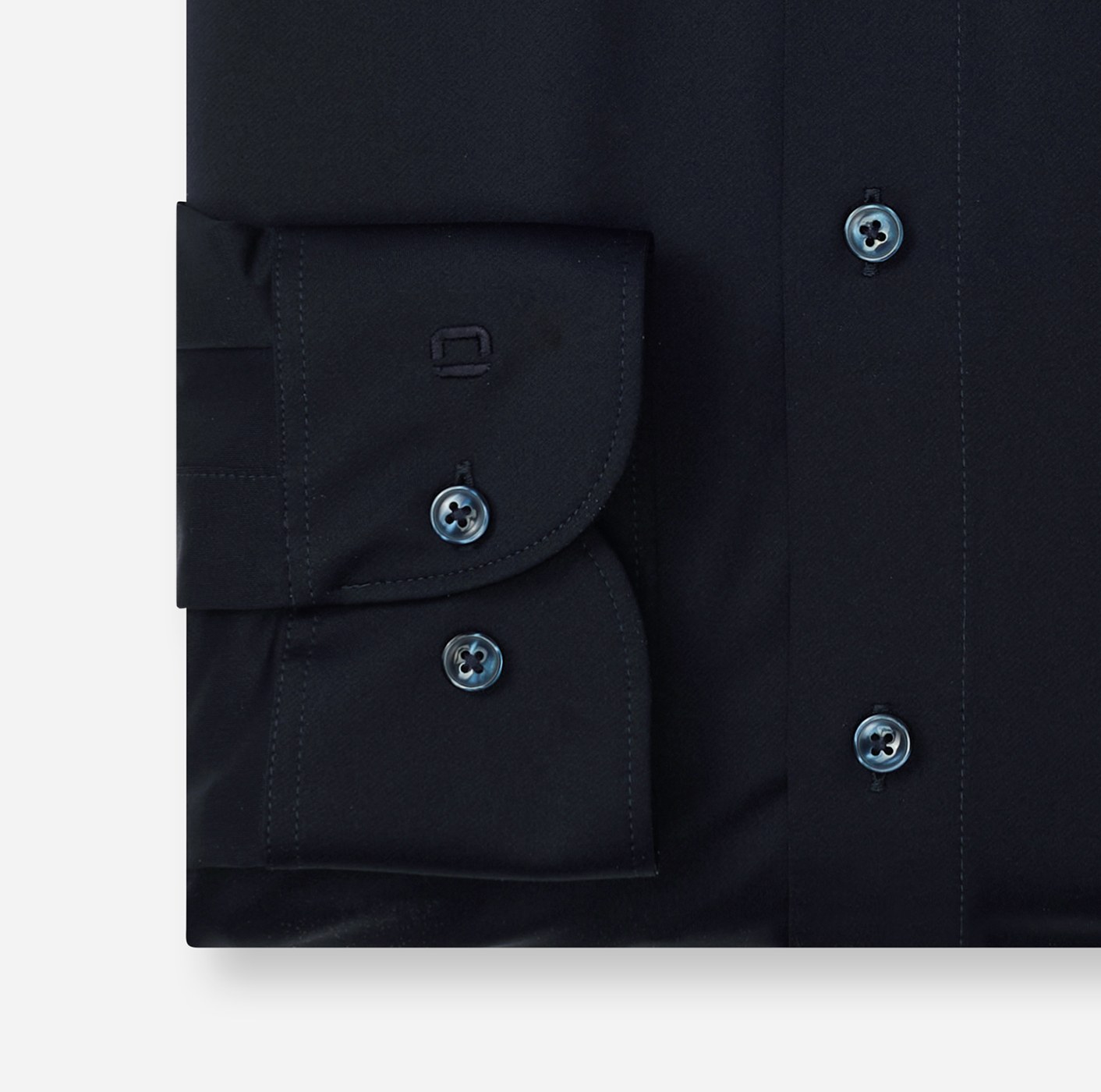 Hemd Herren Marine – OLYMP Luxor 24/Seven Modern Fit, Detailansicht