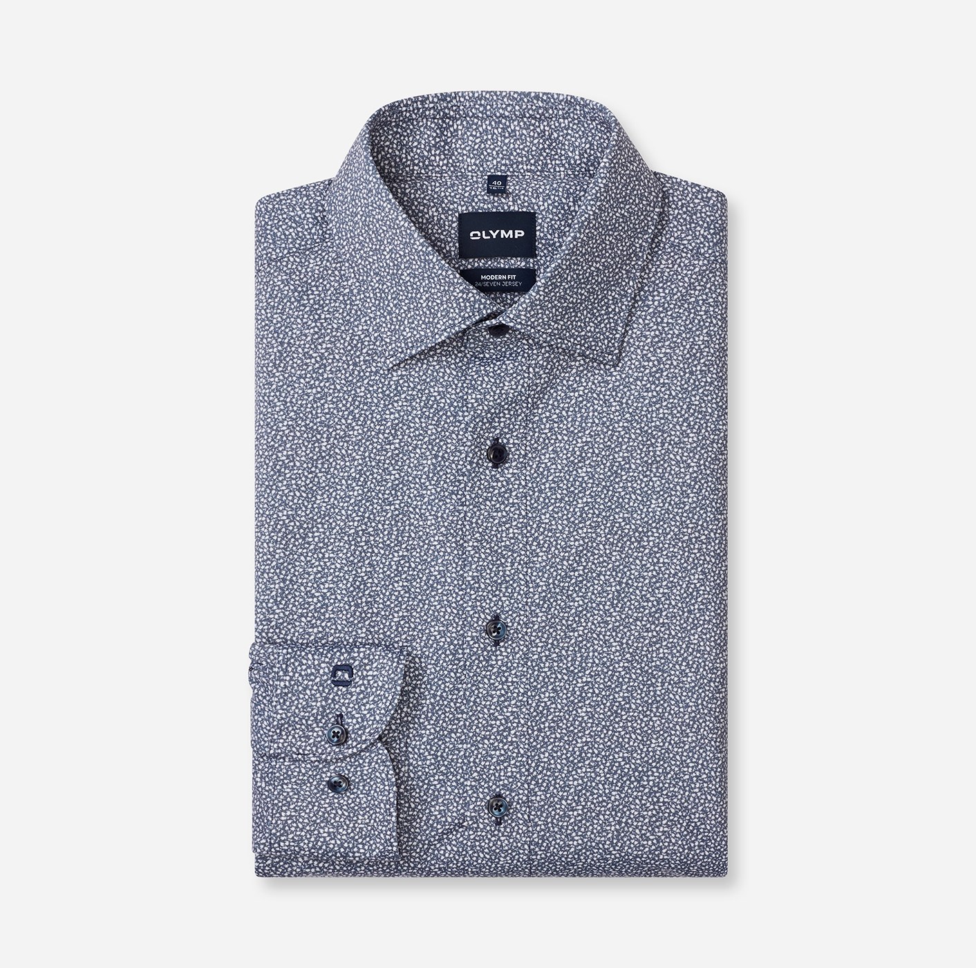 Hemd Herren Marine – OLYMP Luxor 24/Seven Modern Fit
