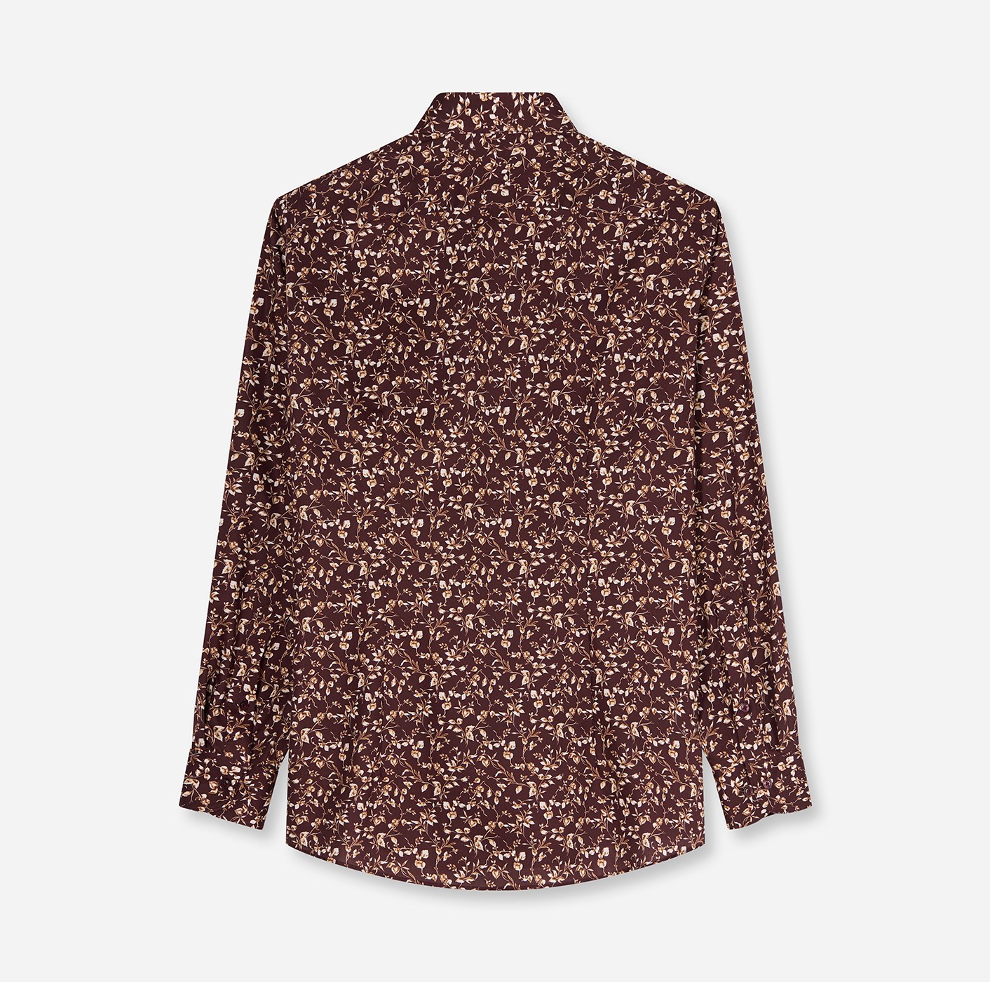 Hemd Herren Bordeaux – OLYMP Luxor Modern Fit, Detailansicht