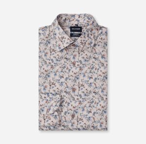 Hemd Herren Natur – OLYMP Luxor Modern Fit Extra langer Arm