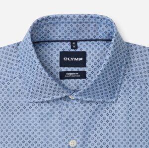 Hemd Herren Rauchblau – OLYMP Smart Business Modern Fit