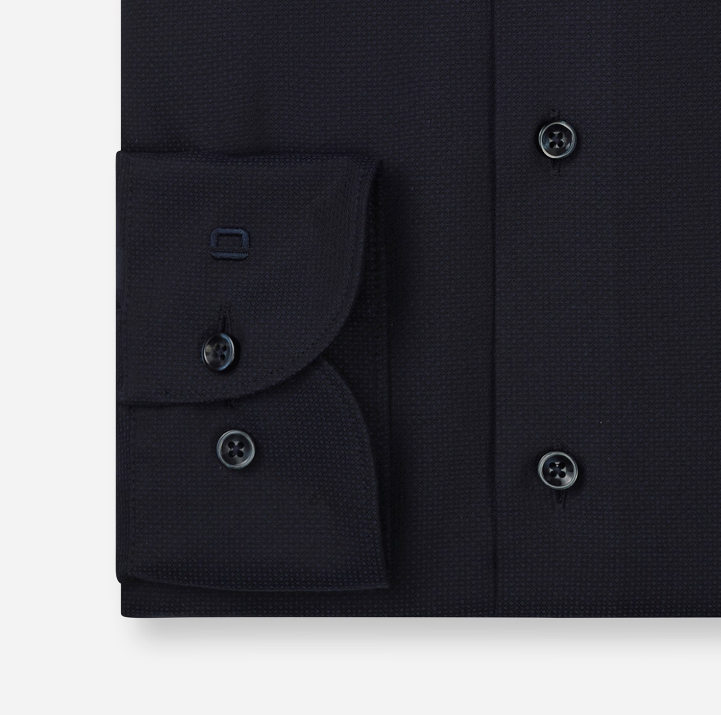 Hemd Herren Marine – OLYMP Luxor Modern Fit, Detailansicht