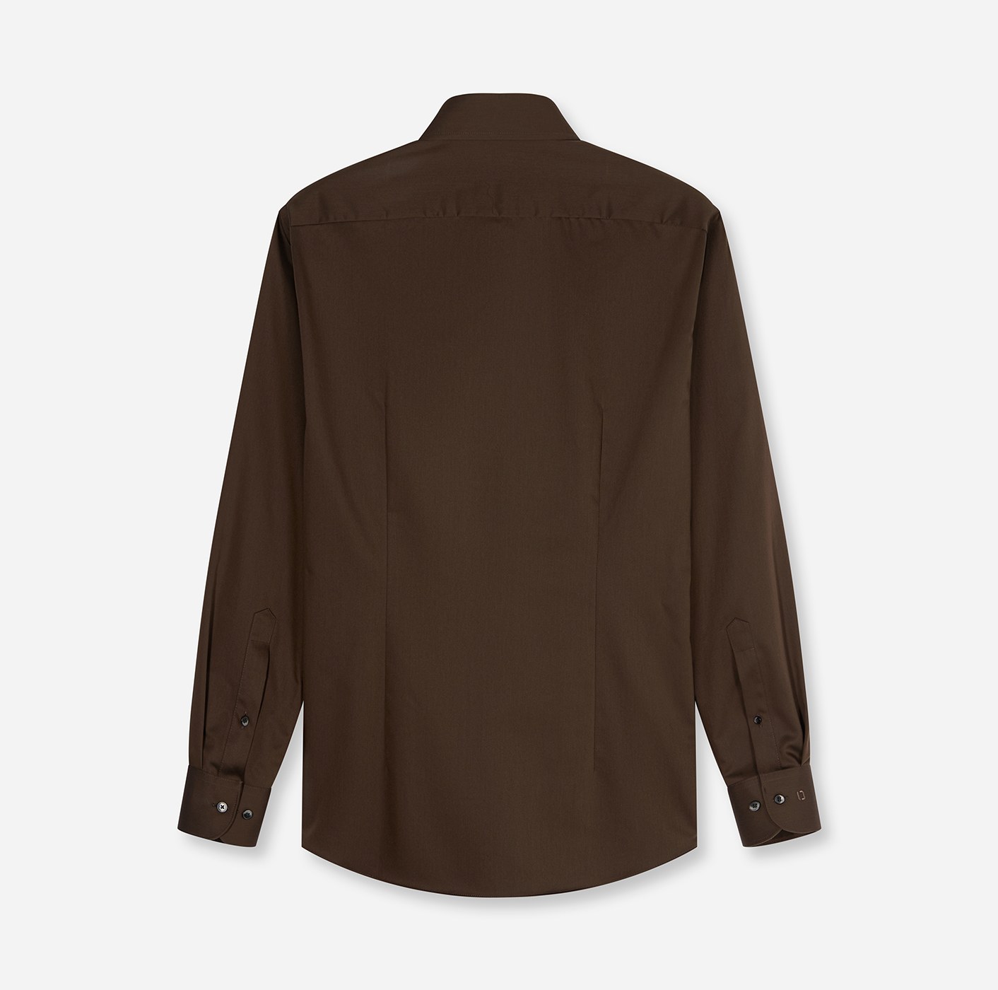 Hemd Herren Schwarz-braun – OLYMP Luxor Modern Fit, Detailansicht