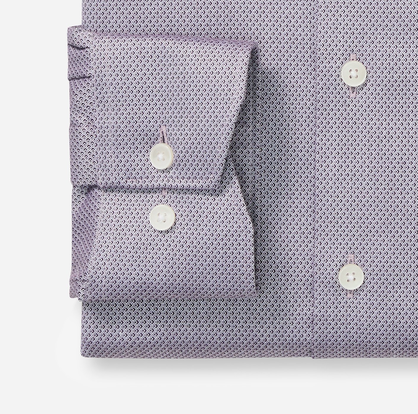 Hemd Herren Aubergine – OLYMP Luxor Modern Fit, Detailansicht