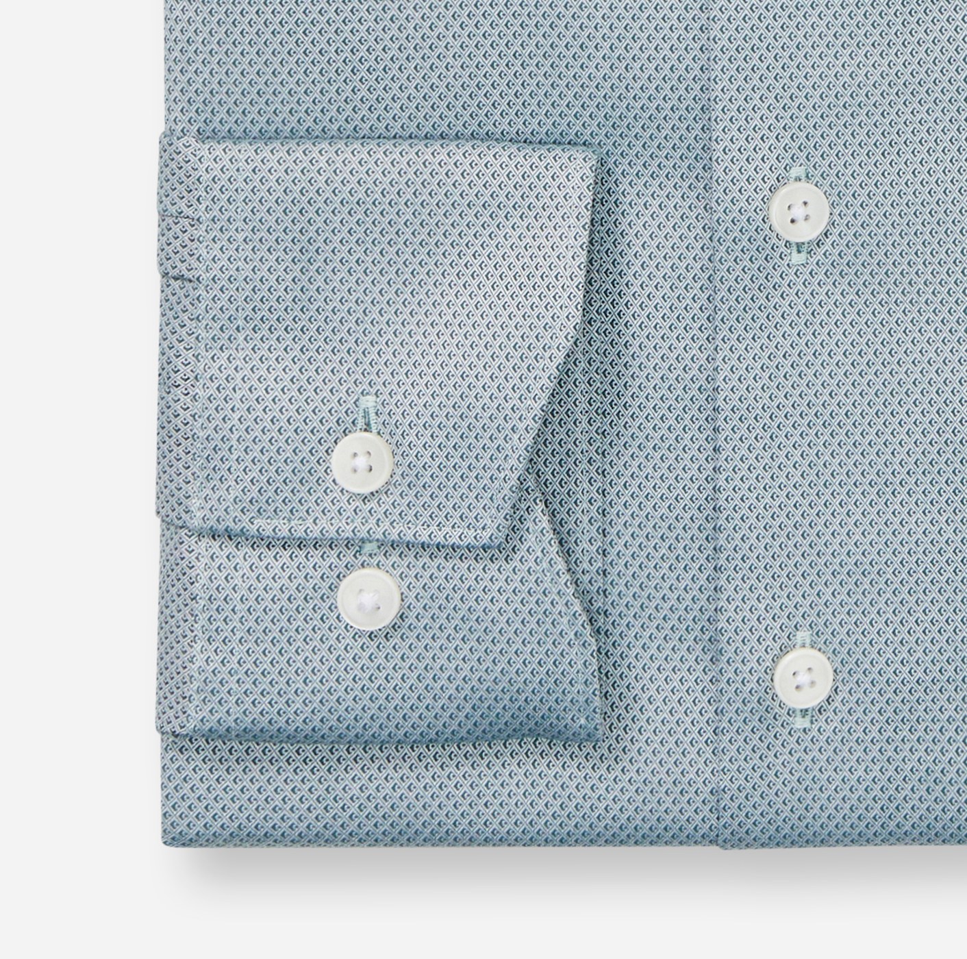 Hemd Herren Grün – OLYMP Luxor Modern Fit, Detailansicht