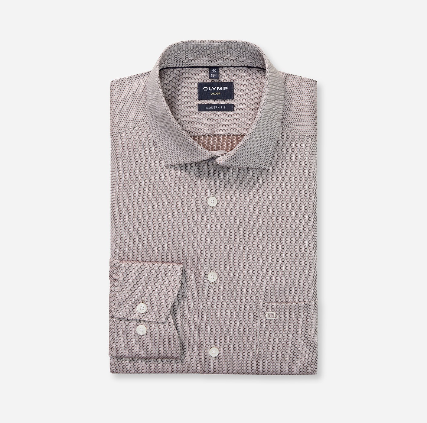 Hemd Herren Nougat – OLYMP Luxor Modern Fit