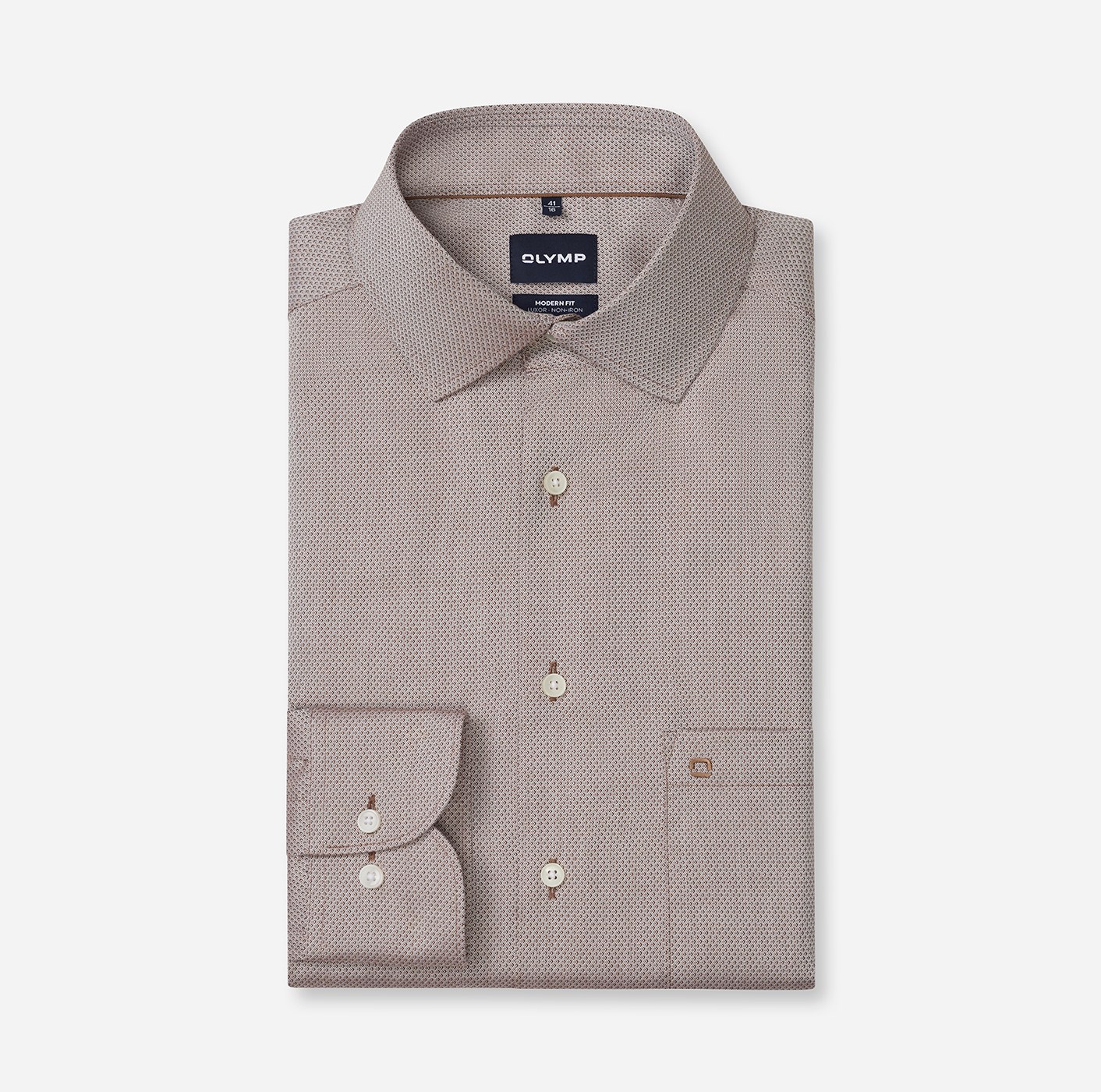 Hemd Herren Rotbraun – OLYMP Luxor Modern Fit