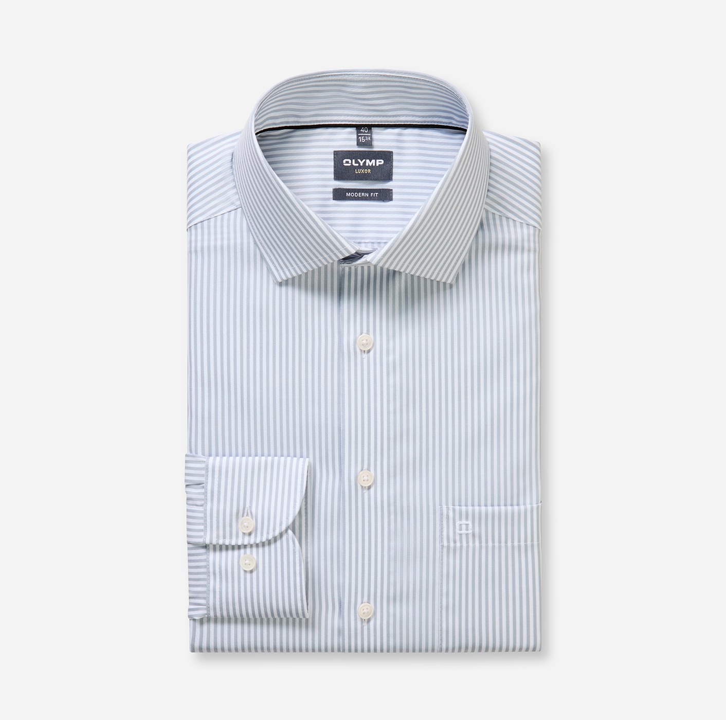 Hemd Herren Silbergrau – OLYMP Luxor Modern Fit