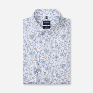 Hemd Herren Weiß – OLYMP Luxor 24/Seven Modern Fit Extra langer Arm