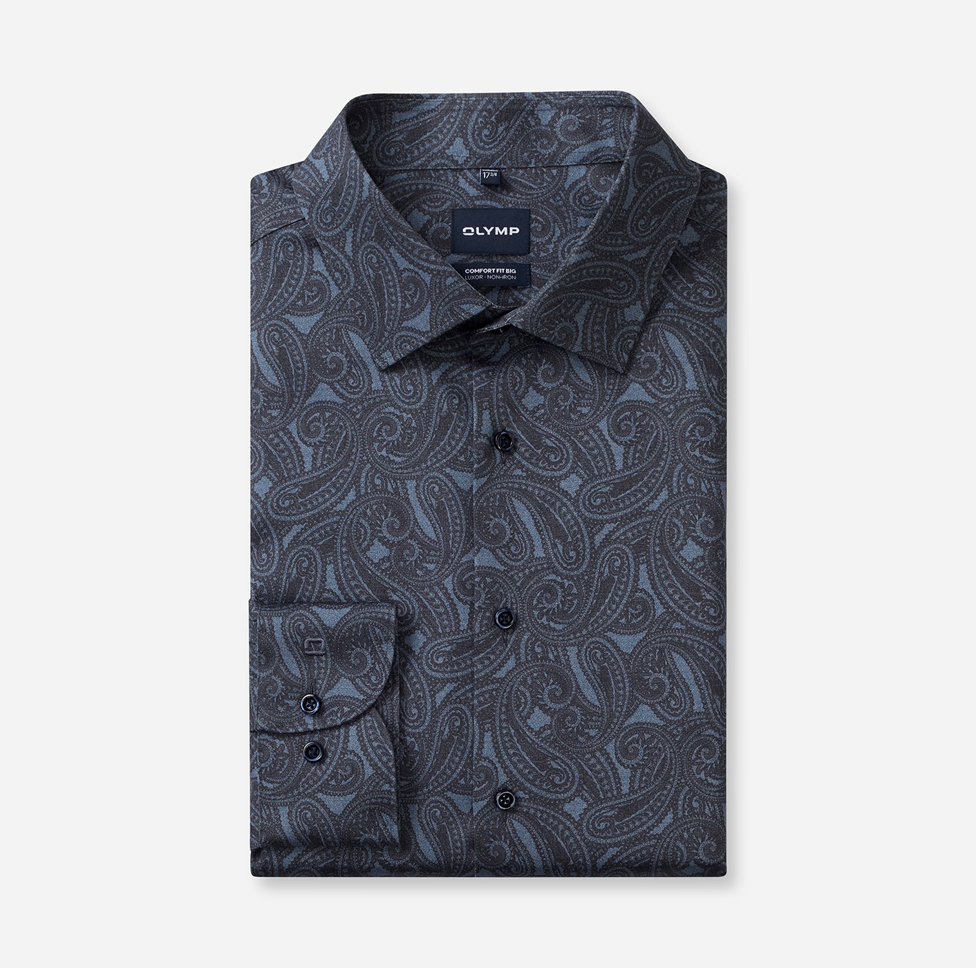 Hemd Herren Marine – OLYMP Luxor Comfort Fit Big
