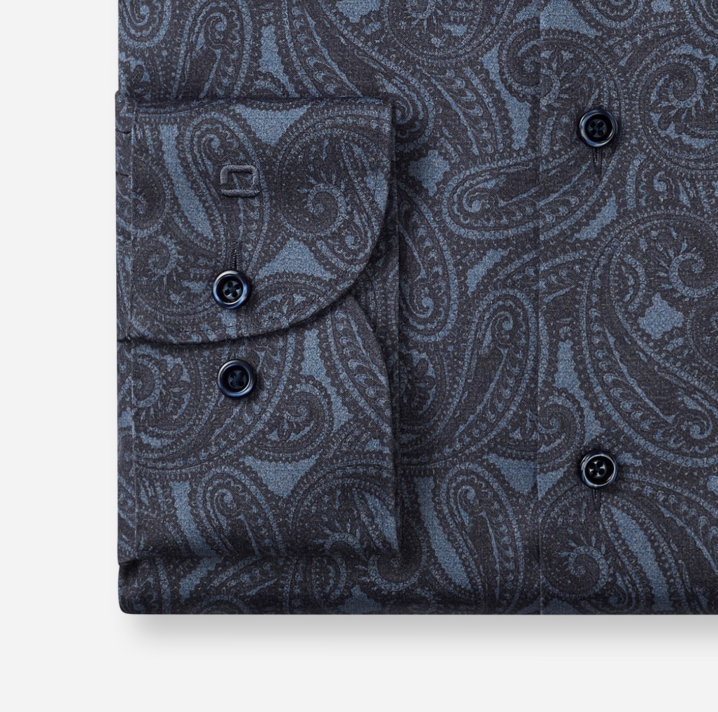 Hemd Herren Marine – OLYMP Luxor Comfort Fit Big, Detailansicht